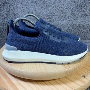 Peter Millar Crown Sport Hyperlight Apollo Sneaker Mens Size 8 Blue Knit Shoes
